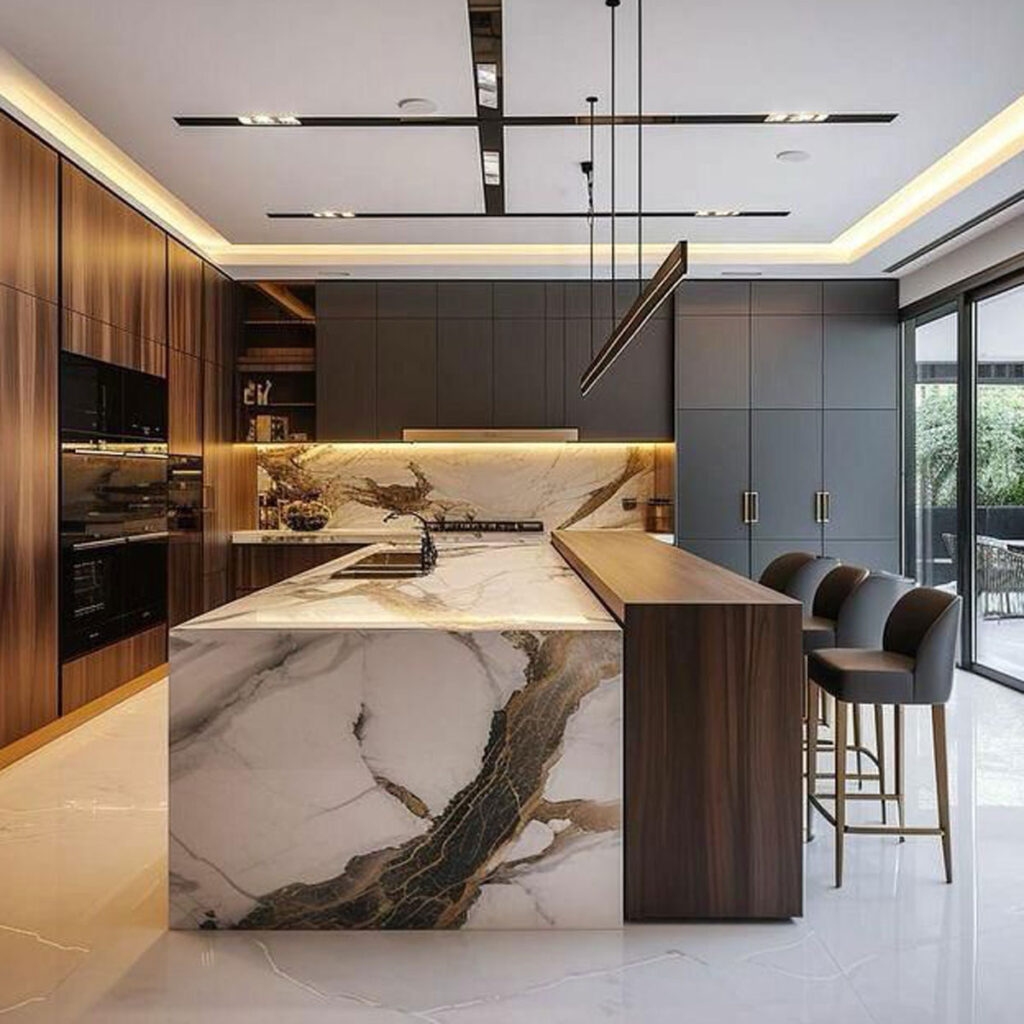 طراحی لوکس کابینت جذاب