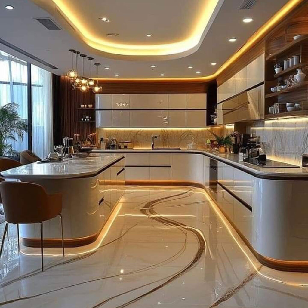 مدل طراحی آشپزخانه شیک