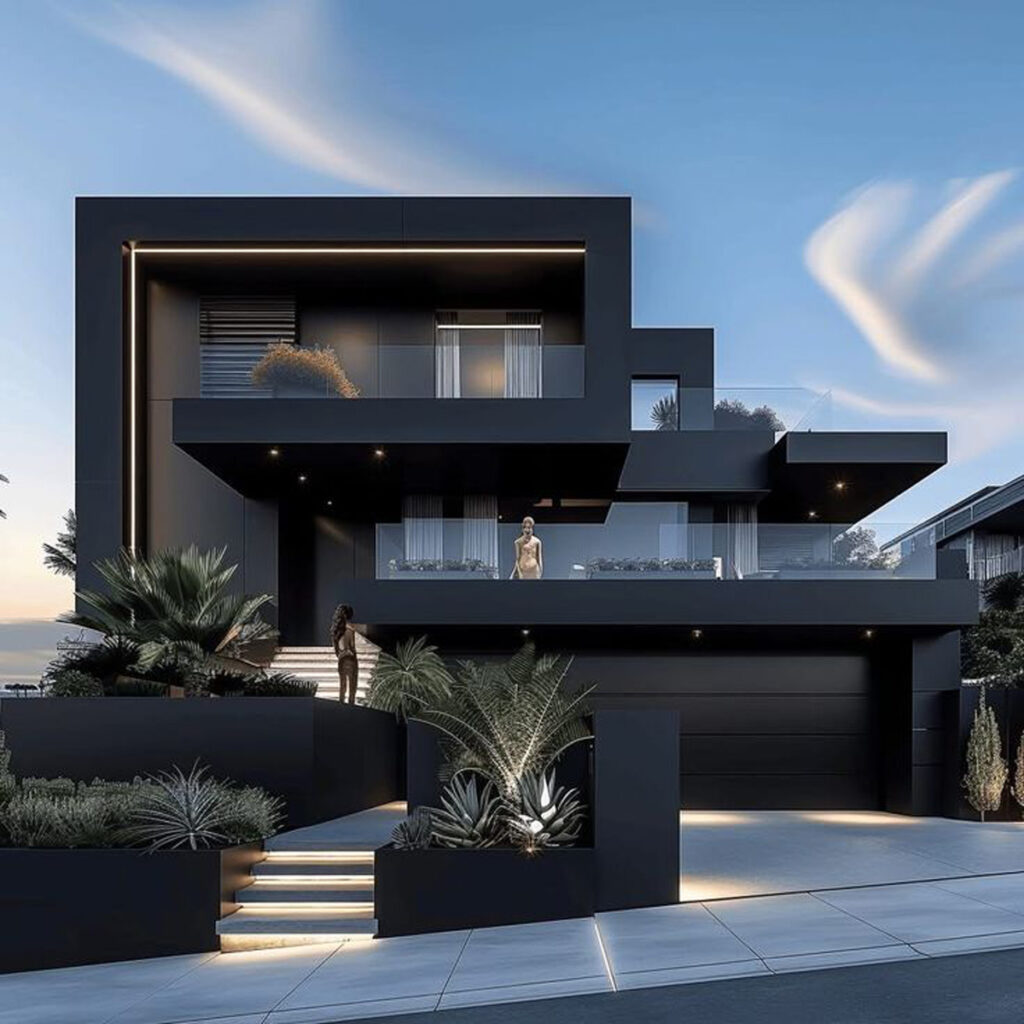  مدل نمای بیرونی خانه‌ شیک