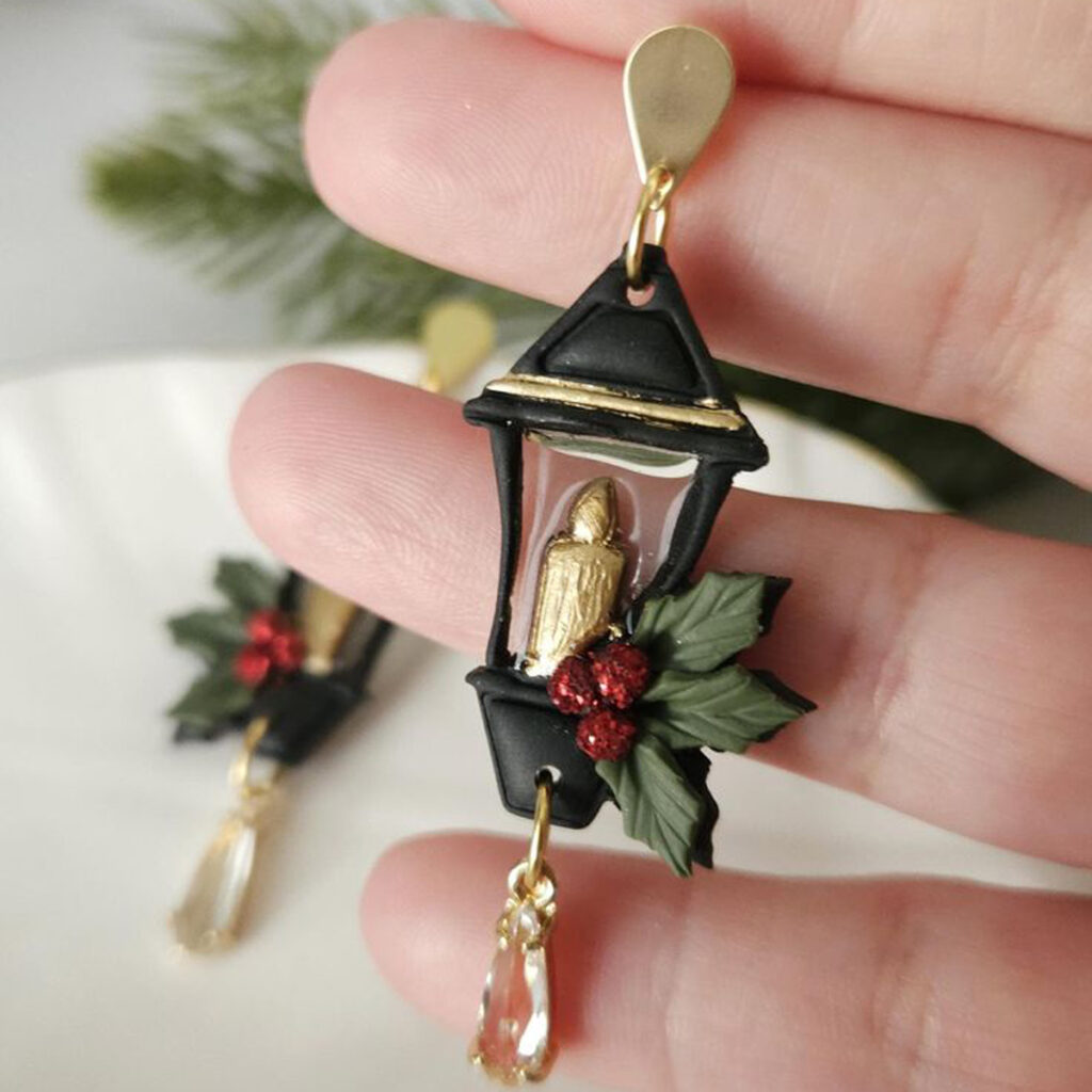 گوشواره کریسمس جذاب