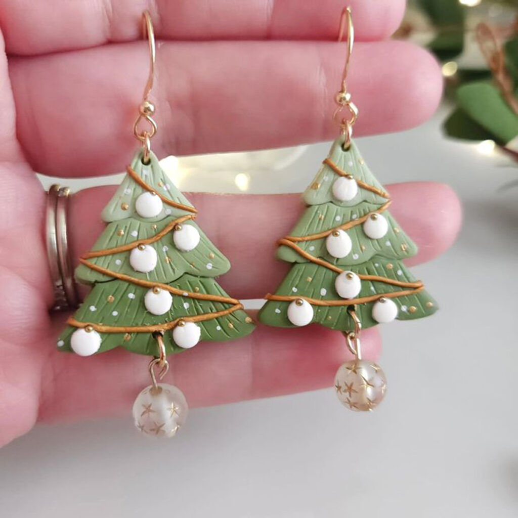 گوشواره درخت کریسمس 