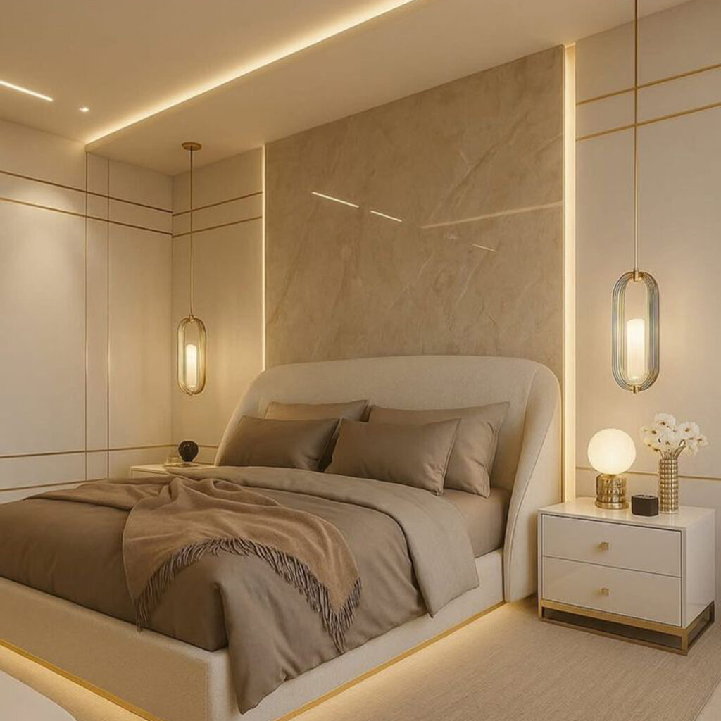 دیزاین اتاق خواب جذاب 