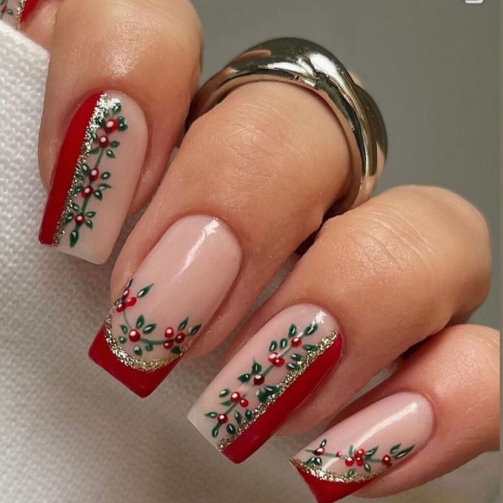 دیزاین ناخن کریسمسی خاص