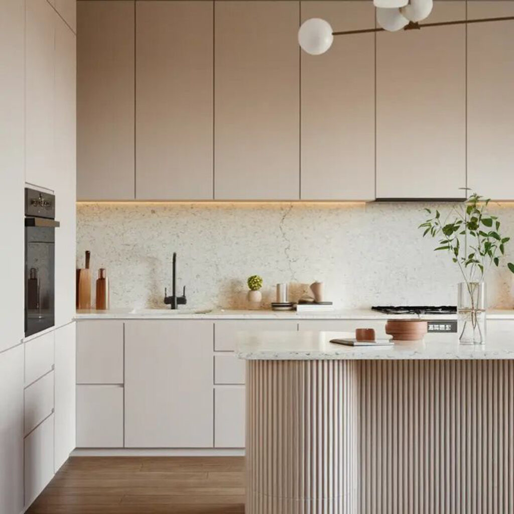 دیزاین کابینت آشپزخانه مینیمال