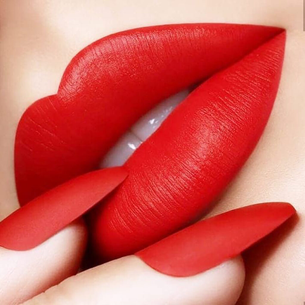 رنگ‌ های رژ لب نارنجی