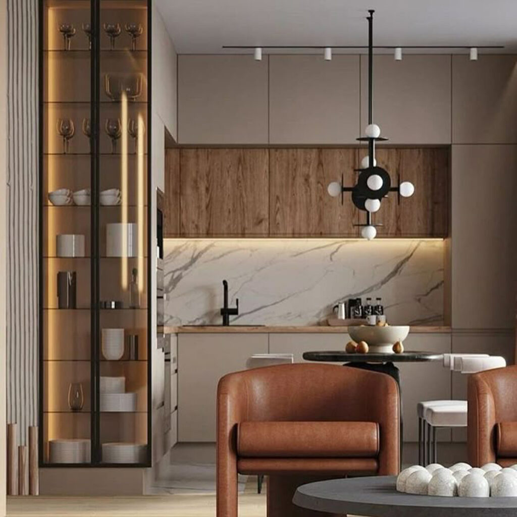 زیباترین طراحی کابینت برای آشپزخانه کوچک