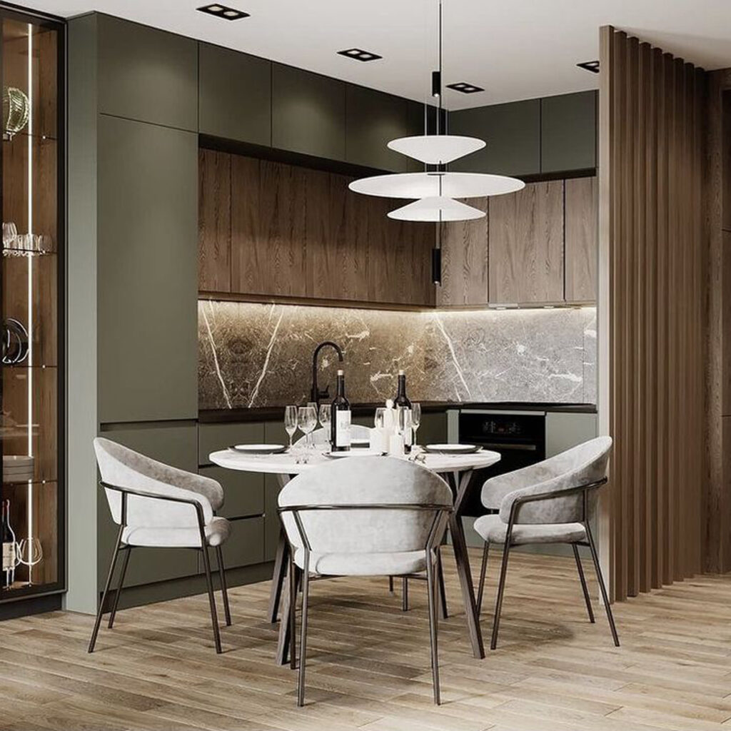 بهترین طراحی کابینت برای آشپزخانه کوچک