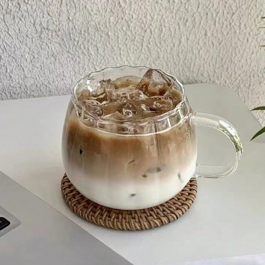 ماگ شیشه‌ ای قهوه ترند