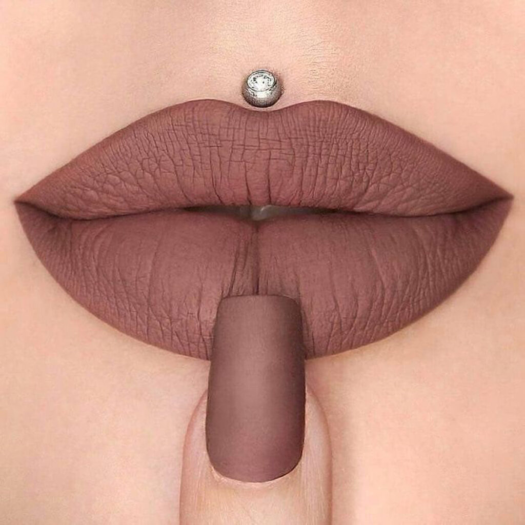 رنگ‌ های رژ لب قهوه ای