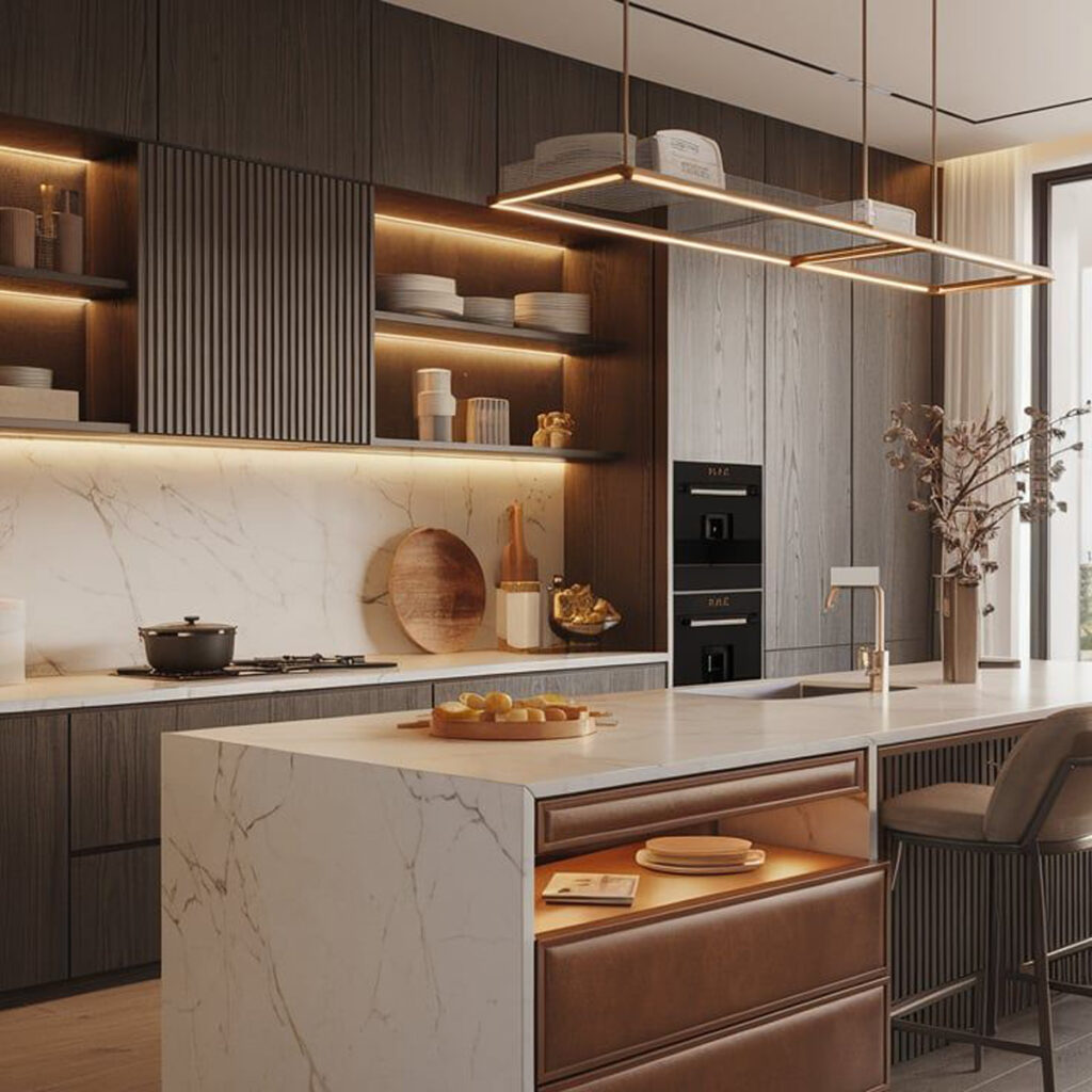 کابینت مدرن آشپزخانه جذاب