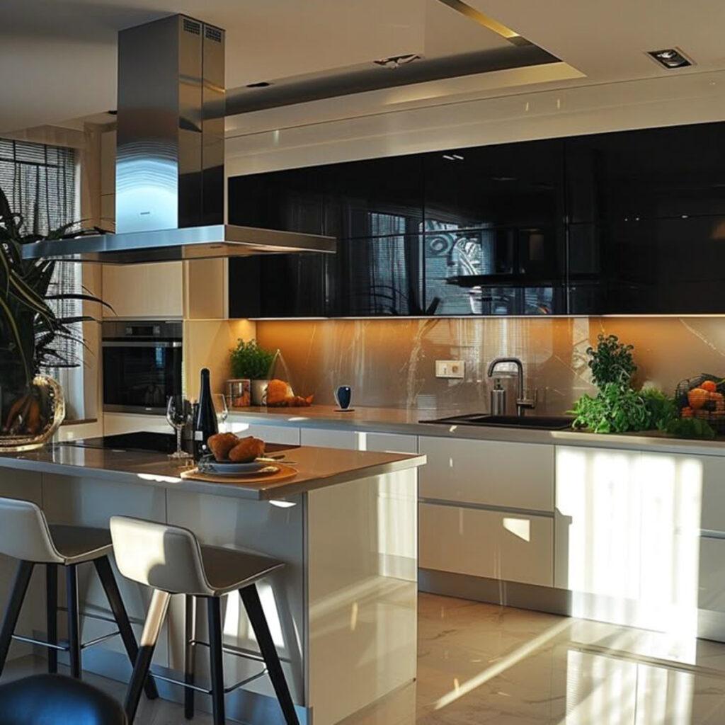  مدل طراحی کابینت زیبا