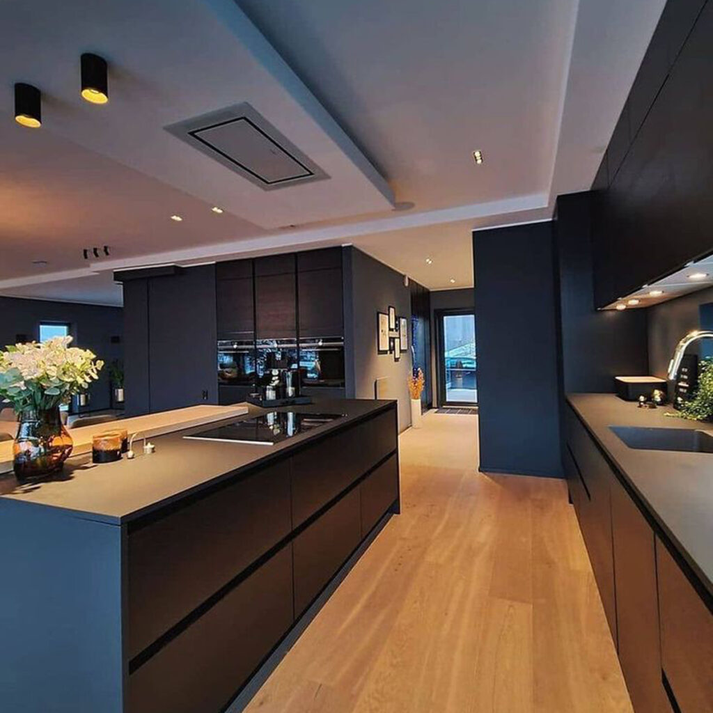 مدل طراحی کابینت مشکی