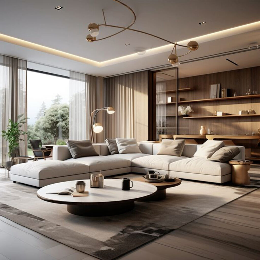دکور لاکچری نشیمن شیک