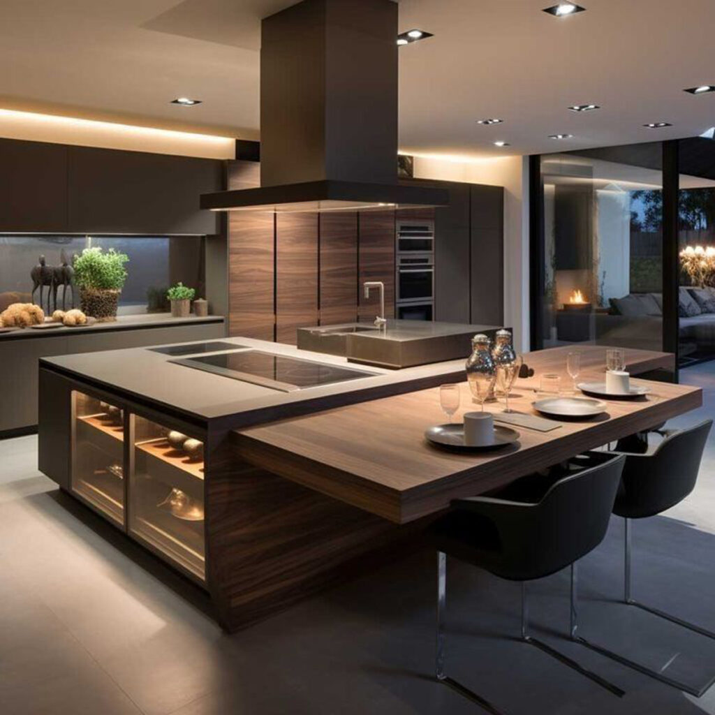مدل‌ کابینت آشپزخانه مشکی