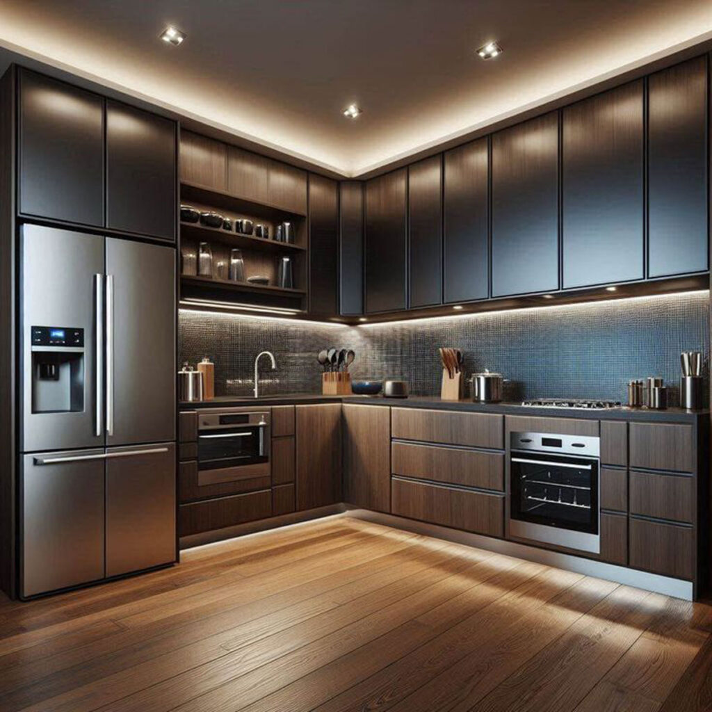 طراحی کابینت زیبا در دکوراسیون داخلی 