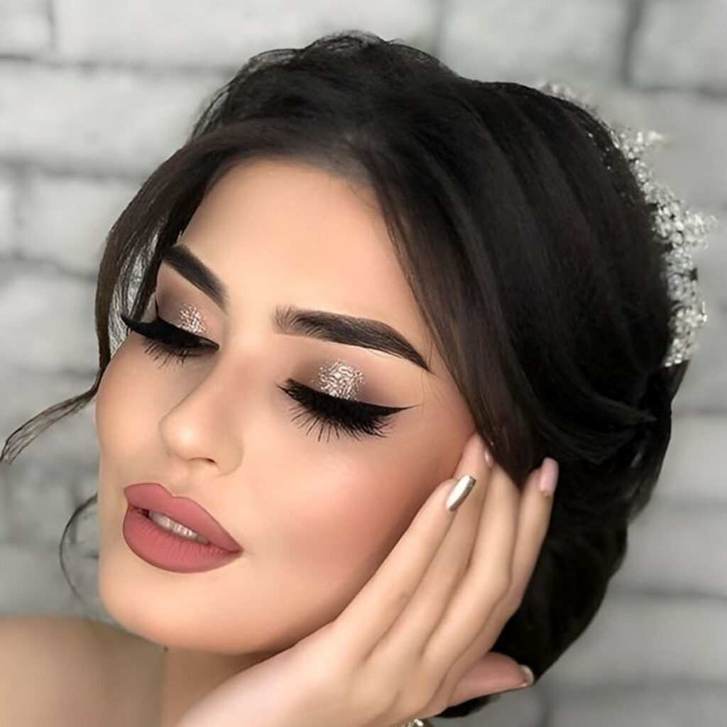 مدل آرایش عروس اروپایی زیبا