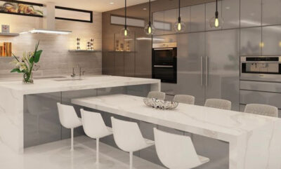 مدل‌ های جدید طراحی کابینت مدرن با رنگ‌ ها و متریال ترند