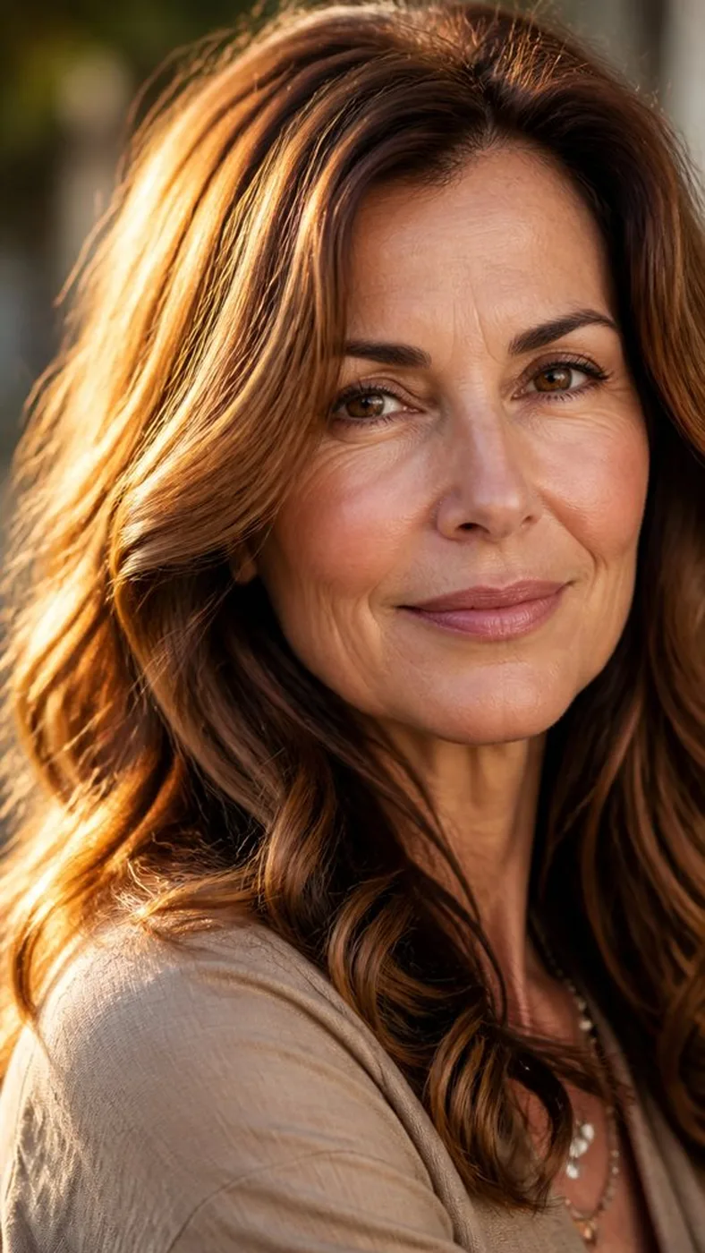 timeless chestnut brown hair
