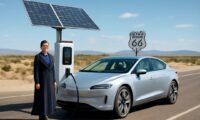 ایستگاه شارژ خورشیدی Route 66 ارزان تر از رقبا راه افتاد