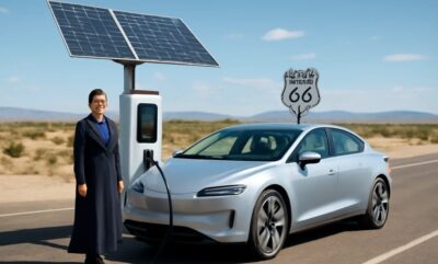 ایستگاه شارژ خورشیدی Route 66 ارزان تر از رقبا راه افتاد