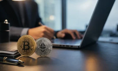 خبر امروز رمزارز بیت کوین و اتر؛ بازار زیر فشار ریسک جهانی آرام شد