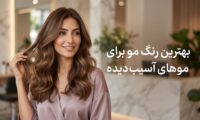 بهترین رنگ مو برای موهای آسیب دیده + راه حل